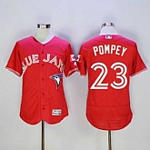 Toronto Blue Jays #23 Dalton Pompey Red 2016 Flexbase Collection Canada Day Stitched Jersey,baseball caps,new era cap wholesale,wholesale hats